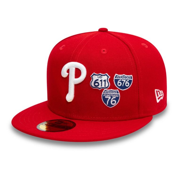 Gorras New Era 59fifty Rojos - Philadelphia Phillies MLB Interstate 69574NWSI